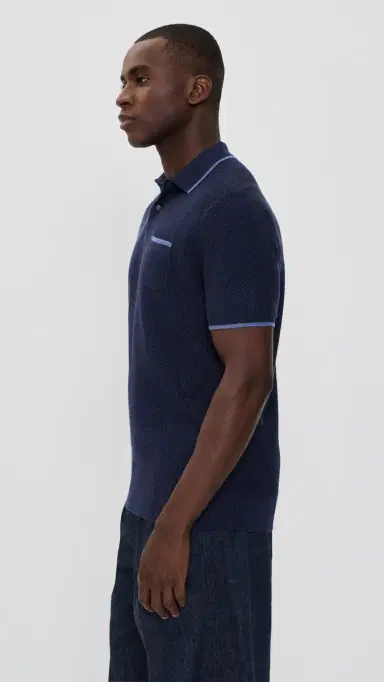 Greyson eneca Sweater Polo MALTEE BLUE | Thumbnail 4 Greyson eneca Sweater Polo MALTEE BLUE | Thumbnail 4