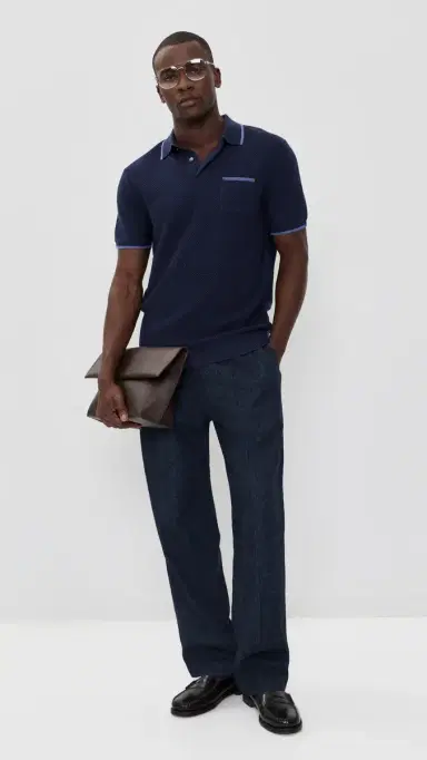 Greyson eneca Sweater Polo MALTEE BLUE | Thumbnail 5 Greyson eneca Sweater Polo MALTEE BLUE | Thumbnail 5