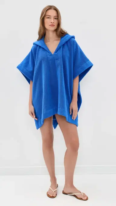 Lisa Marie Fernandez Beach Poncho Cobalt Blue Terry M/L | Thumbnail 5 Lisa Marie Fernandez Beach Poncho Cobalt Blue Terry M/L | Thumbnail 5