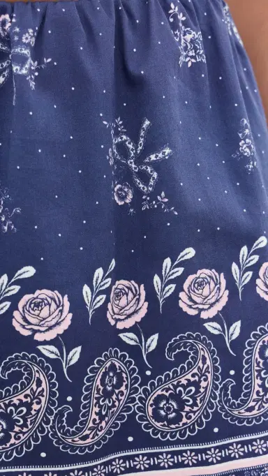 LoveShackFancy Jonie Skort idnight Harbor | Thumbnail 6 LoveShackFancy Jonie Skort idnight Harbor | Thumbnail 6
