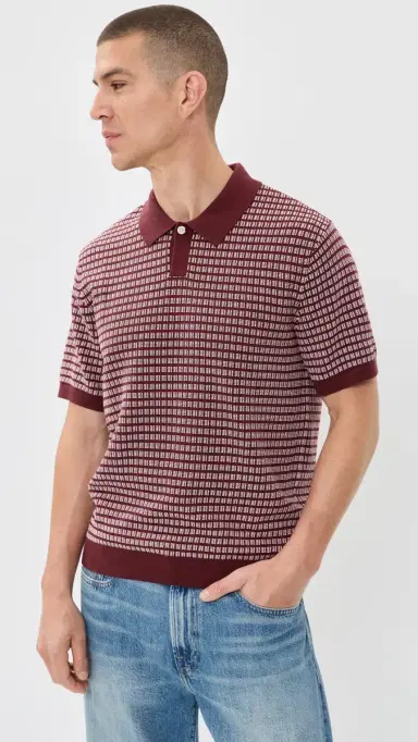 Madewell Jun um titch ingle Button Polo Dusty Merlot | Thumbnail 2 Madewell Jun um titch ingle Button Polo Dusty Merlot | Thumbnail 2