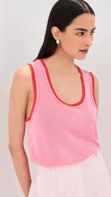 LE BOP Rina Tank Top Cosmos/Flame | Thumbnail 2 LE BOP Rina Tank Top Cosmos/Flame | Thumbnail 2