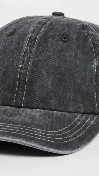Corridor Garment Washed Baseball Cap Black | Thumbnail 4 Corridor Garment Washed Baseball Cap Black | Thumbnail 4
