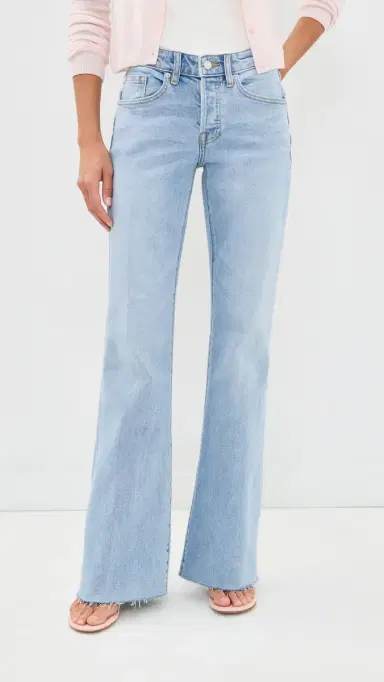 GOOD AMERICAN Vintage Low Relaxed Flare Jeans Indigo88 | Thumbnail 2 GOOD AMERICAN Vintage Low Relaxed Flare Jeans Indigo88 | Thumbnail 2