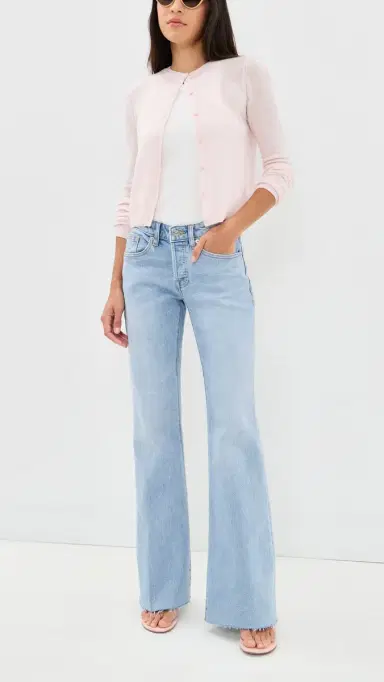 GOOD AMERICAN Vintage Low Relaxed Flare Jeans Indigo88 | Thumbnail 5 GOOD AMERICAN Vintage Low Relaxed Flare Jeans Indigo88 | Thumbnail 5
