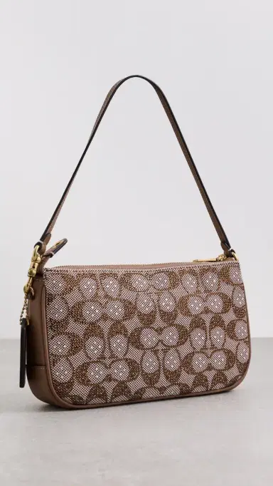 Coach Crystal Signature Jacquard Plaza Bag Mushroom | Thumbnail 4 Coach Crystal Signature Jacquard Plaza Bag Mushroom | Thumbnail 4