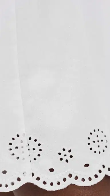 FRAME The Eyelet Play Dress White | Thumbnail 6 FRAME The Eyelet Play Dress White | Thumbnail 6