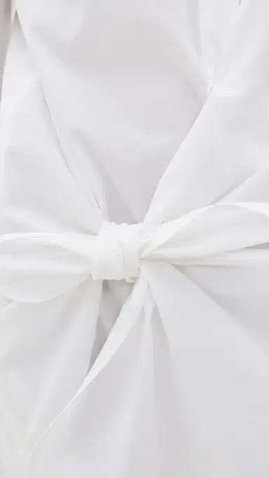 Helmut Lang Knot Shirt Dress White | Thumbnail 6 Helmut Lang Knot Shirt Dress White | Thumbnail 6