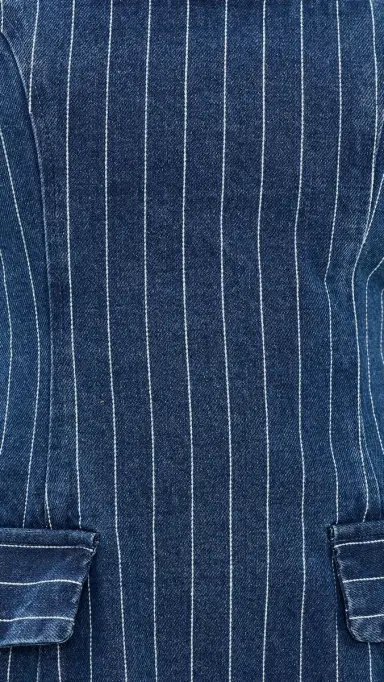 Line & Dot Monah Denim Mini Dress Blue | Thumbnail 6 Line & Dot Monah Denim Mini Dress Blue | Thumbnail 6