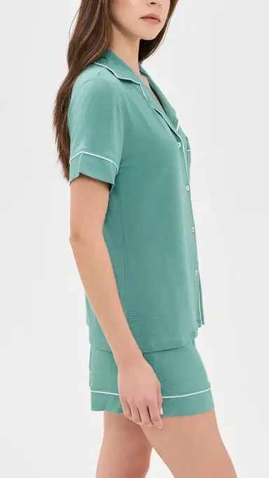 Eberjey Gisele Relaxed Shorts Pajama Set | Thumbnail 4 Eberjey Gisele Relaxed Shorts Pajama Set | Thumbnail 4
