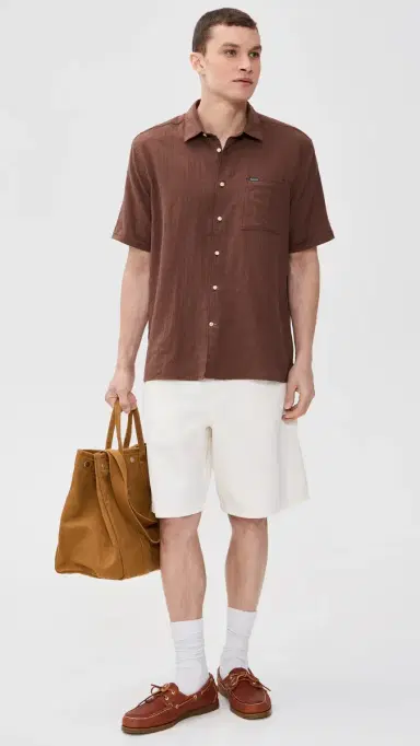 Barbour Kingswood Ripstop ummer Shirt Burnt Pepper | Thumbnail 5 Barbour Kingswood Ripstop ummer Shirt Burnt Pepper | Thumbnail 5