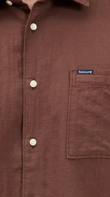 Barbour Kingswood Ripstop ummer Shirt Burnt Pepper | Thumbnail 6 Barbour Kingswood Ripstop ummer Shirt Burnt Pepper | Thumbnail 6