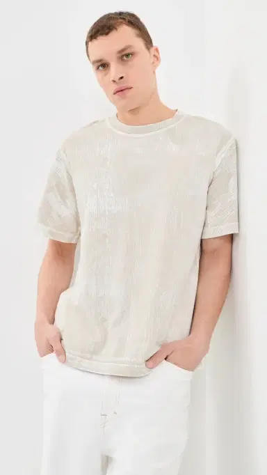 AGOLDE Asha Mock Neck Tee Tempo | Thumbnail 2 AGOLDE Asha Mock Neck Tee Tempo | Thumbnail 2