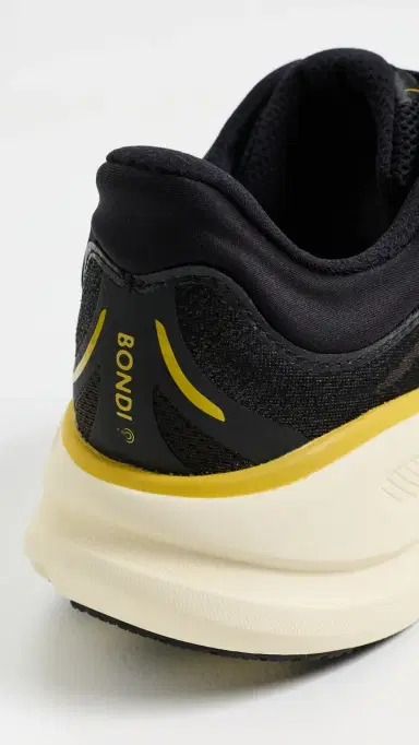 Hoka Bondi 9 Sneakers Carbon Black/Yellow Gold | Thumbnail 3 Hoka Bondi 9 Sneakers Carbon Black/Yellow Gold | Thumbnail 3