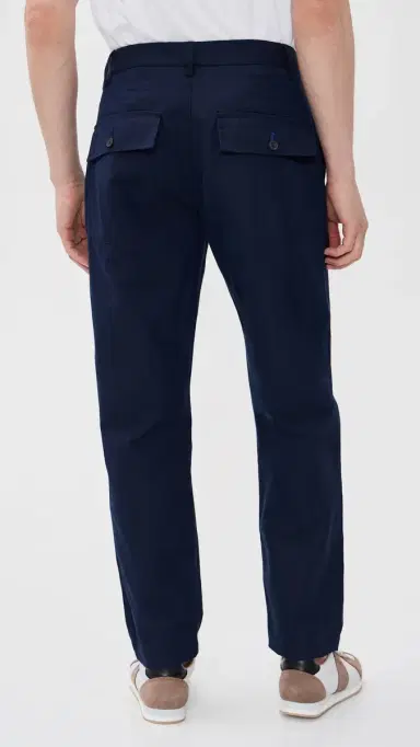 Universal Works Dizzy Linen Trousers Navy | Thumbnail 3 Universal Works Dizzy Linen Trousers Navy | Thumbnail 3