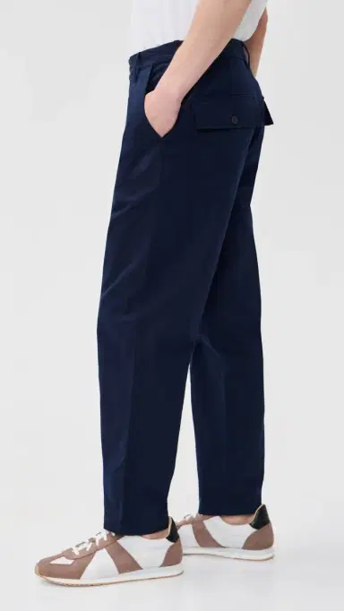 Universal Works Dizzy Linen Trousers Navy | Thumbnail 4 Universal Works Dizzy Linen Trousers Navy | Thumbnail 4