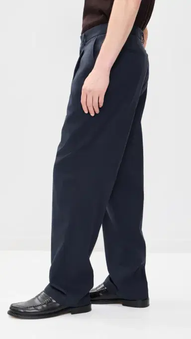 Les Deux Pleated Twill Suit Pants Dark Blue Night | Thumbnail 4 Les Deux Pleated Twill Suit Pants Dark Blue Night | Thumbnail 4