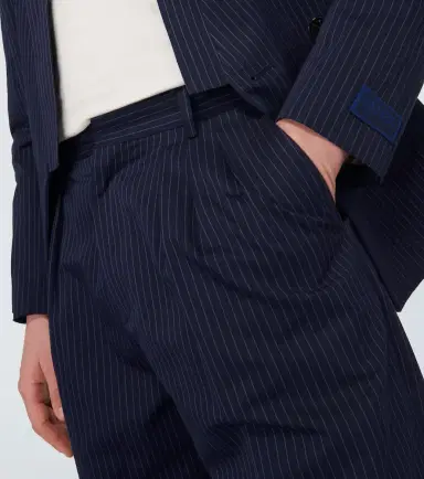 Kenzo Pinstripe cotton and linen pants | Thumbnail 4 Kenzo Pinstripe cotton and linen pants | Thumbnail 4