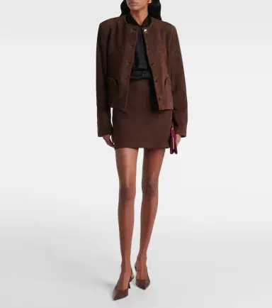 Blazé Milano Blazé Milano Coci suede miniskirt | Thumbnail 3 Blazé Milano Blazé Milano Coci suede miniskirt | Thumbnail 3