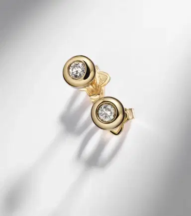 David Yurman Pavé 18kt gold earrings with diamonds | Thumbnail 5 David Yurman Pavé 18kt gold earrings with diamonds | Thumbnail 5