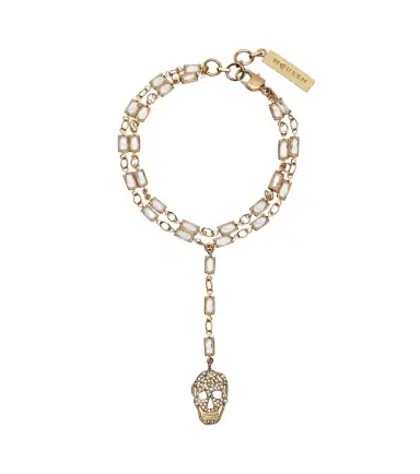 Alexander McQueen Skull crystal-embellished bracelet | Thumbnail 1 Alexander McQueen Skull crystal-embellished bracelet | Thumbnail 1