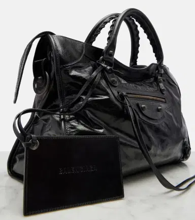 Balenciaga Le City Medium leather top-handle bag | Thumbnail 3 Balenciaga Le City Medium leather top-handle bag | Thumbnail 3