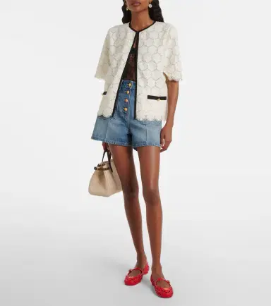 Valentino Denim shorts | Thumbnail 4 Valentino Denim shorts | Thumbnail 4