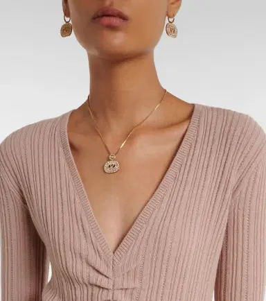 Valentino Gathered lace-trimmed cashmere sweater | Thumbnail 3 Valentino Gathered lace-trimmed cashmere sweater | Thumbnail 3