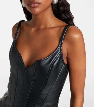 David Koma Ruffled midi dress | Thumbnail 3 David Koma Ruffled midi dress | Thumbnail 3