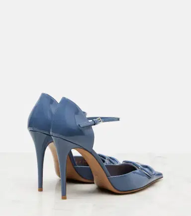 Valentino Garavani D'Orsay VLogo patent leather pumps | Thumbnail 4 Valentino Garavani D'Orsay VLogo patent leather pumps | Thumbnail 4