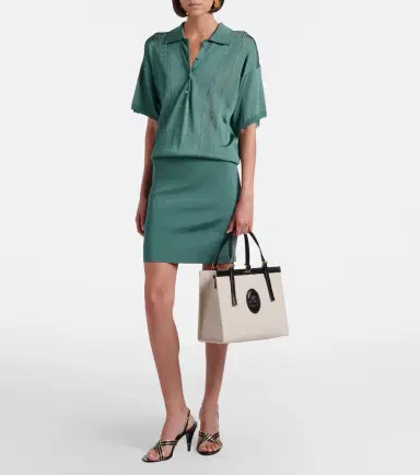 Versace Rivière Small canvas tote bag | Thumbnail 4 Versace Rivière Small canvas tote bag | Thumbnail 4