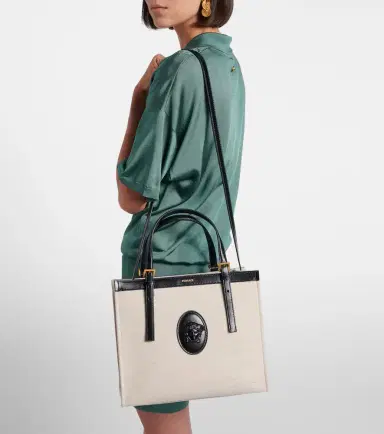 Versace Rivière Small canvas tote bag | Thumbnail 5 Versace Rivière Small canvas tote bag | Thumbnail 5
