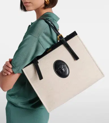 Versace Rivière Small canvas tote bag | Thumbnail 6 Versace Rivière Small canvas tote bag | Thumbnail 6