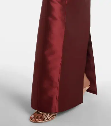 Erdem Floral-appliqué satin gown | Thumbnail 3 Erdem Floral-appliqué satin gown | Thumbnail 3