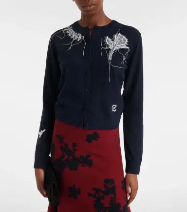 Erdem Embroidered cardigan | Thumbnail 3 Erdem Embroidered cardigan | Thumbnail 3