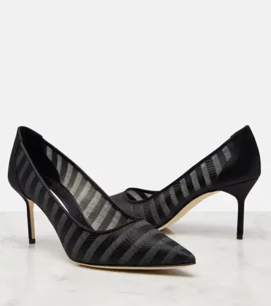 Manolo Blahnik Bbla organza pumps | Thumbnail 3 Manolo Blahnik Bbla organza pumps | Thumbnail 3