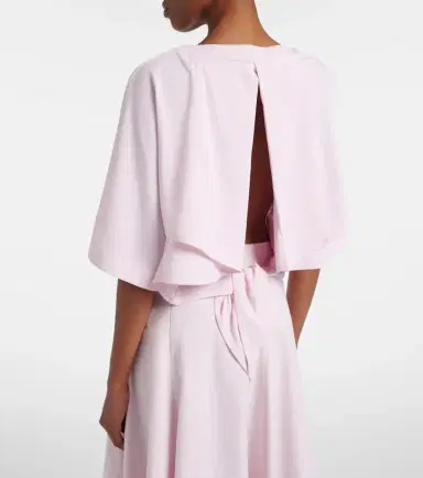 Jacquemus Moisson oversized open-back jersey T-shirt | Thumbnail 2 Jacquemus Moisson oversized open-back jersey T-shirt | Thumbnail 2