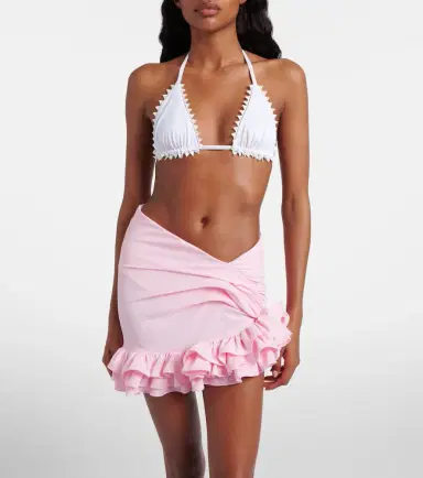 Jacquemus Playa ruffled jersey miniskirt | Thumbnail 2 Jacquemus Playa ruffled jersey miniskirt | Thumbnail 2