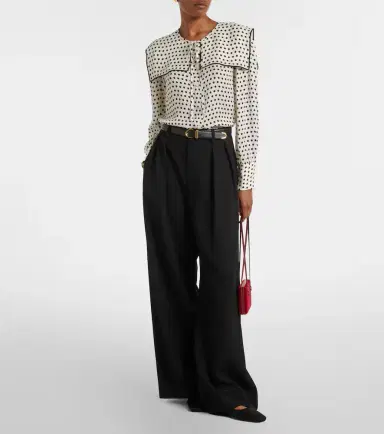 Frame Fleet polka-dot silk blouse | Thumbnail 2 Frame Fleet polka-dot silk blouse | Thumbnail 2