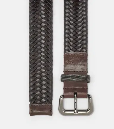 Brunello Cucinelli Monili braided leather belt | Thumbnail 2 Brunello Cucinelli Monili braided leather belt | Thumbnail 2