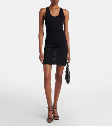 Gucci GG crêpe minidress | Thumbnail 3 Gucci GG crêpe minidress | Thumbnail 3