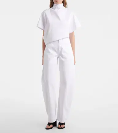 Alaia Alaïa Barrel-leg jeans | Thumbnail 2 Alaia Alaïa Barrel-leg jeans | Thumbnail 2