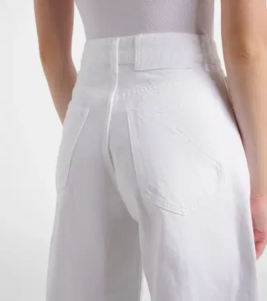 Alaia Alaïa Barrel-leg jeans | Thumbnail 4 Alaia Alaïa Barrel-leg jeans | Thumbnail 4