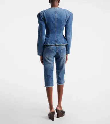Magda Butrym Faded capri jeans | Thumbnail 5 Magda Butrym Faded capri jeans | Thumbnail 5