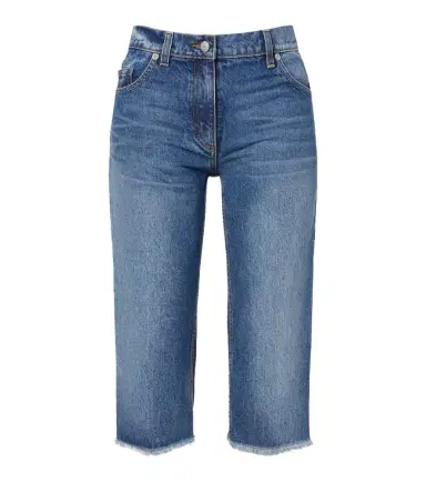 Magda Butrym Faded capri jeans | Thumbnail 1 Magda Butrym Faded capri jeans | Thumbnail 1