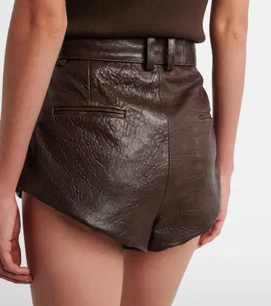 Magda Butrym Belted leather shorts | Thumbnail 5 Magda Butrym Belted leather shorts | Thumbnail 5