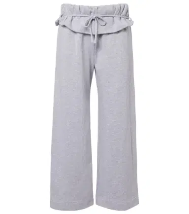 Magda Butrym Ruffled cotton-blend sweatpants | Thumbnail 1 Magda Butrym Ruffled cotton-blend sweatpants | Thumbnail 1
