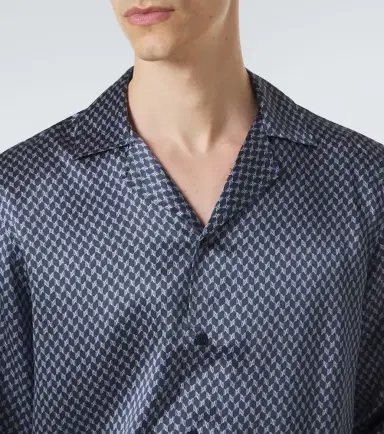 Frescobol Carioca Safra silk shirt | Thumbnail 5 Frescobol Carioca Safra silk shirt | Thumbnail 5