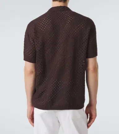 Frescobol Carioca Pinto crochet cotton shirt | Thumbnail 2 Frescobol Carioca Pinto crochet cotton shirt | Thumbnail 2