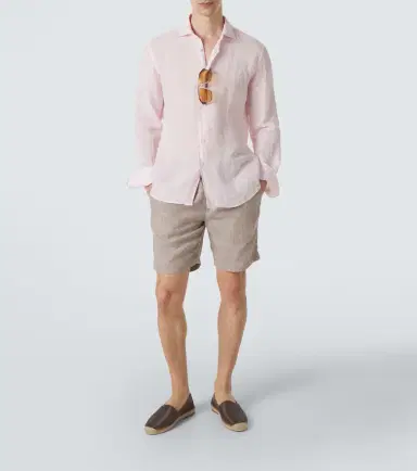 Frescobol Carioca Felipe linen and cotton shorts | Thumbnail 2 Frescobol Carioca Felipe linen and cotton shorts | Thumbnail 2